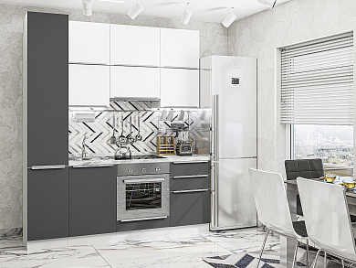 Фьюжн-06 2340*2000*600 Silky White/Stormy Silk