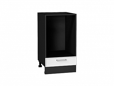 Шкаф нижний под духовку Квадро 816*450*477 Белый / Graphite