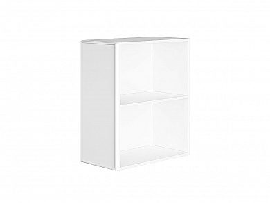 Фасад боковой Квадро для верхнего шкафа 716*315*19 Белый