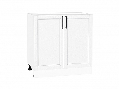 Шкаф нижний с 2-мя дверцами Сканди 816*800*478 White Silkwood / Белый