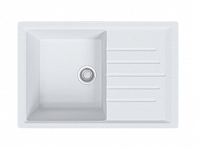 Мойка врезная Vivat 754919 1Ч1К 190*750*495 МатБелый
