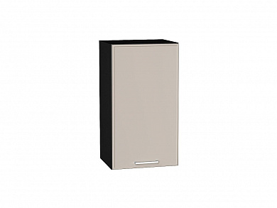 Шкаф верхний с 1-ой дверцей Квадро 716*400*321 Кашемир / Graphite