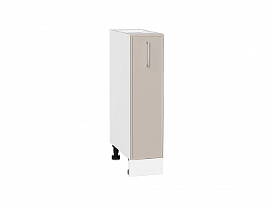 Шкаф нижний с 1-ой дверцей Квадро 816*200*481 Кашемир / Белый