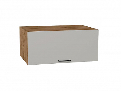 Шкаф верхний горизонтальный глубокий Флэт 358*800*574 Light Grey In 2S / Дуб Вотан