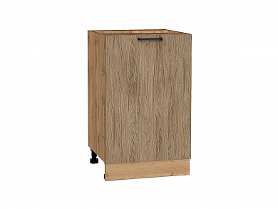Шкаф нижний с 1-ой дверцей Флэт 816*500*478 Natural Casella Oak 2S / Дуб Вотан