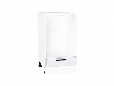 Шкаф нижний под духовку Фрейм 816*450*480 White Silk / Белый