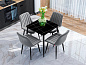 Стол Uni-Form-S.2B 800*800*750 SBlack/Black Matt Laurent