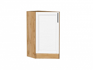 Шкаф нижний торцевой Сканди 816*296*554 White Silkwood / Дуб Вотан