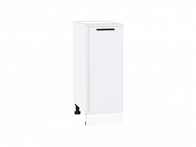Шкаф нижний с 1-ой дверцей Фрейм 816*300*484 White Silk / Белый