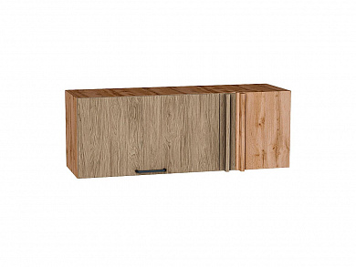 Шкаф верхний прямой угловой горизонтальный Флэт 358*1000*350 Natural Casella Oak 2S / Дуб Вотан