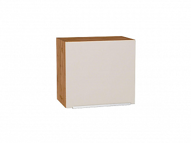 Шкаф верхний горизонтальный Фьюжн 458*500*318 Cream Silk / Дуб Вотан