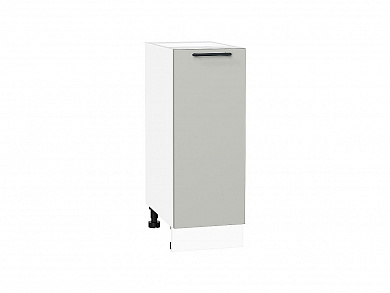 Шкаф нижний с 1-ой дверцей Лайт 816*300*478 Special Grey / Белый