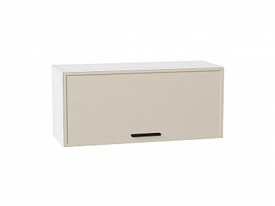 Шкаф верхний горизонтальный Фрейм 358*800*324 Cream Silk / Белый