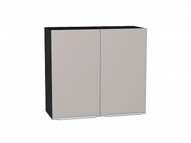 Шкаф верхний с 2-мя дверцами Фьюжн 716*800*320 Clay Silk / Graphite