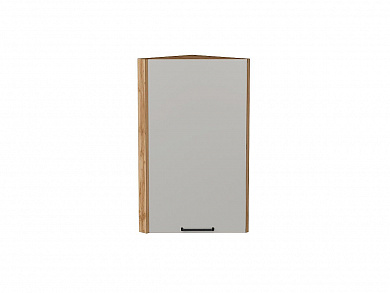 Шкаф верхний торцевой Флэт 716*300*306 Light Grey In 2S / Дуб Вотан