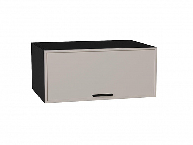 Шкаф верхний горизонтальный глубокий Фрейм 358*800*580 Clay Silk / Graphite