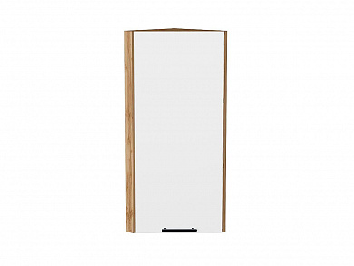 Шкаф верхний торцевой Лайт 920*300*304 Special White / Дуб Вотан