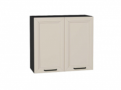 Шкаф верхний с 2-мя дверцами Нео 716*800*320 Cream Silk / Graphite