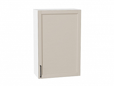 Шкаф верхний с 1-ой дверцей Сканди 920*600*320 Cream Silkwood / Белый