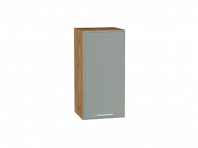 Шкаф верхний с 1-ой дверцей Квадро 716*350*321 Аквамарин / Дуб Вотан