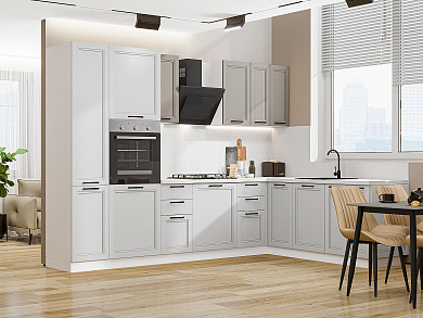 Нео-03 2140*3000/2100*600 Clay Silk/Grey Silk