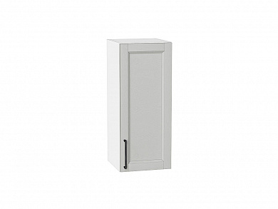 Шкаф верхний с 1-ой дверцей Сканди 716*300*320 Grey Silkwood / Белый