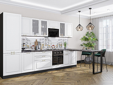 Ницца-02 2140*3300*600 Белый