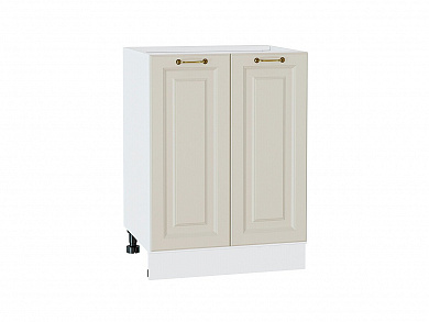Шкаф нижний с 2-мя дверцами Ницца 816*600*478 Агат / Белый