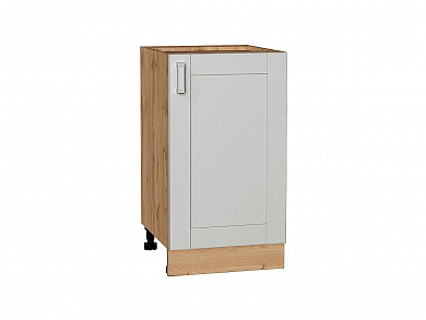 Шкаф нижний с 1-ой дверцей Лофт 816*450*480 Grey Silk / Дуб Вотан