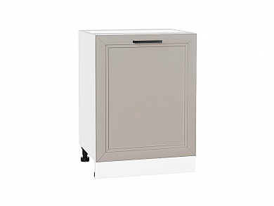 Шкаф нижний с 1-ой дверцей Нео 816*600*480 Clay Silk / Белый