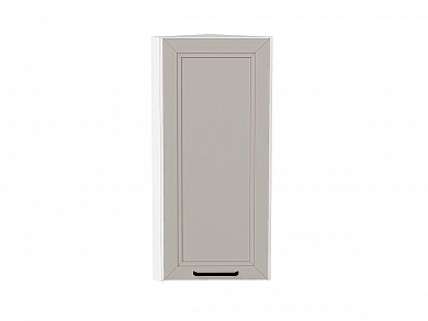 Шкаф верхний торцевой Нео 920*300*306 Clay Silk / Белый