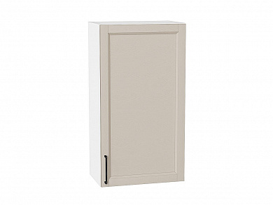 Шкаф верхний с 1-ой дверцей Сканди 920*500*320 Cream Silkwood / Белый
