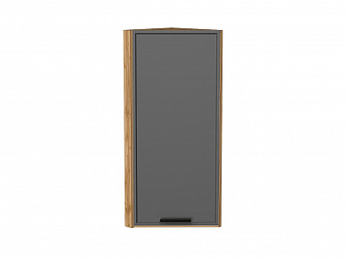 Шкаф верхний торцевой Фрейм 920*300*310 Stormy Silk / Дуб Вотан