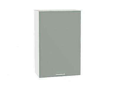 Шкаф верхний с 1-ой дверцей Квадро 920*600*321 Аквамарин / Белый