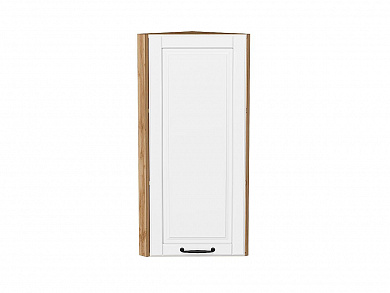 Шкаф верхний торцевой Дублин 920*300*304 Special White / Дуб Вотан