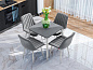 Стол Uni-Form-S.2B 800*800*750 SGrey/Grey Matt Cliff