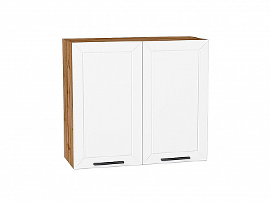 Шкаф верхний с 2-мя дверцами Глетчер 716*800*318 Айленд Силк / Дуб Вотан