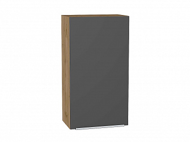 Шкаф верхний с 1-ой дверцей Фьюжн 920*500*320 Stormy Silk / Дуб Вотан