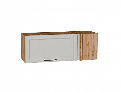 Шкаф верхний прямой угловой горизонтальный Сканди 358*1000*350 Grey Silkwood / Дуб Вотан