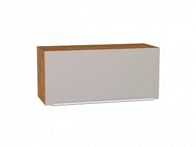 Шкаф верхний горизонтальный Фьюжн 358*800*320 Clay Silk / Дуб Вотан