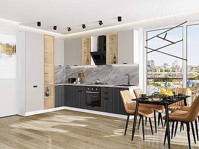 Евро Лайн-07 2340*2000/3000*600 Агат/Антрацит