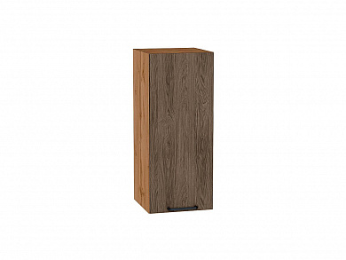 Шкаф верхний с 1-ой дверцей Флэт 716*300*318 Brown Casella Oak 2S / Дуб Вотан