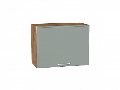 Шкаф верхний горизонтальный Квадро 458*600*321 Аквамарин / Дуб Вотан