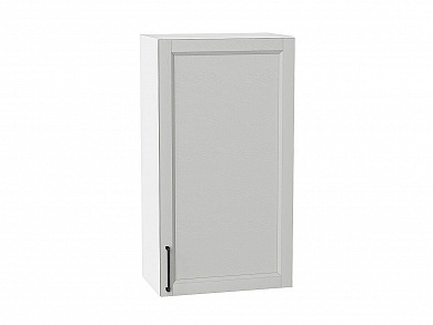 Шкаф верхний с 1-ой дверцей Сканди 920*500*320 Grey Silkwood / Белый