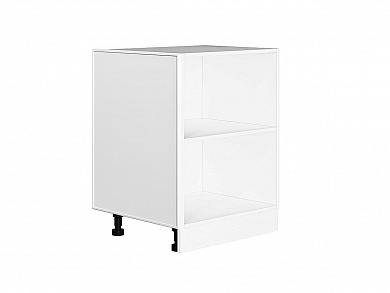 Фасад боковой Квадро для нижнего шкафа 716*573*19 Белый