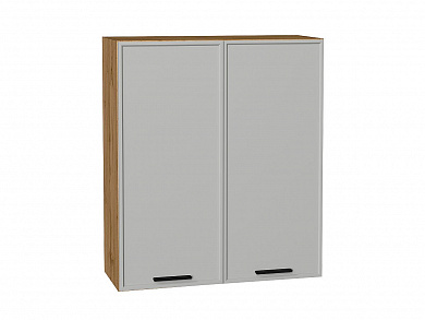 Шкаф верхний с 2-мя дверцами Фрейм 920*800*324 Grey Silk / Дуб Вотан