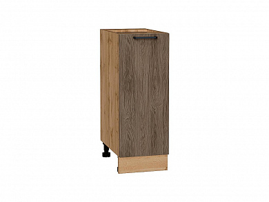 Шкаф нижний с 1-ой дверцей Флэт 816*300*478 Brown Casella Oak 2S / Дуб Вотан