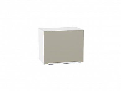 Шкаф верхний горизонтальный Фьюжн 358*450*320 Silky Grey / Белый