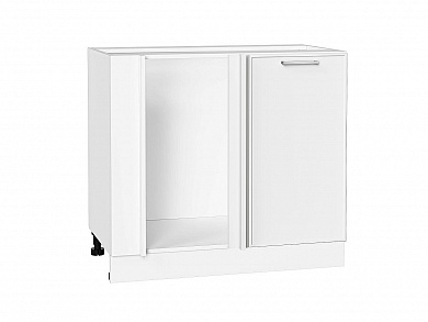 Шкаф нижний угловой Квадро 816*890*481 Белый / Белый
