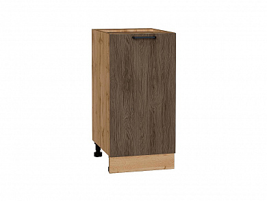 Шкаф нижний с 1-ой дверцей Флэт 816*400*478 Brown Casella Oak 2S / Дуб Вотан